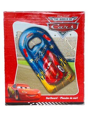 Disney Pixar Cars Inflatable Floatie Surfboard Lightening McQueen New in Box